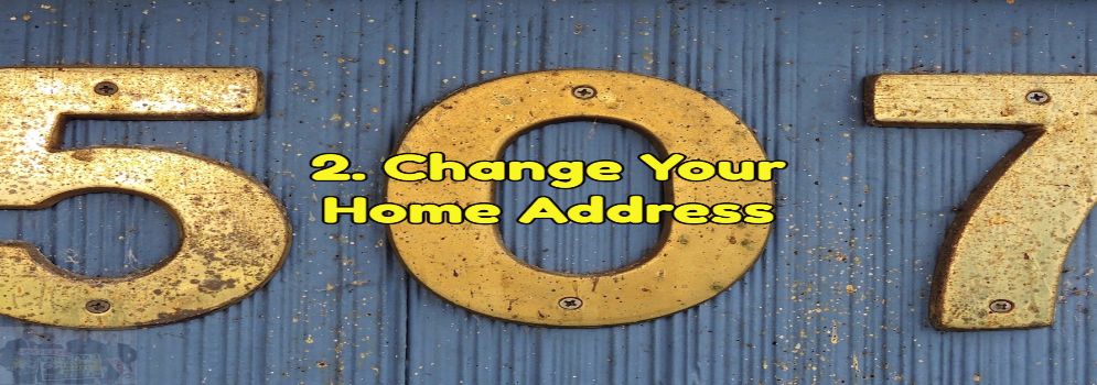 change your home address